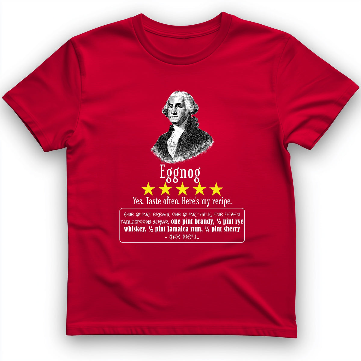 Eggnog George Washington T-Shirt