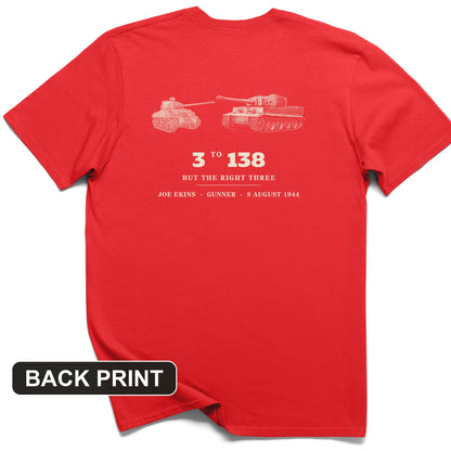 Ekins 138 To 3 Back Print T-Shirt