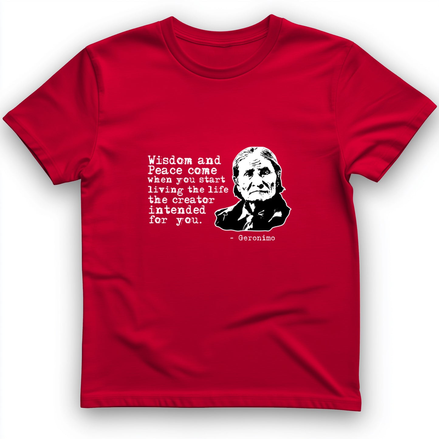 Geronimo Wisdom And Peace T-Shirt