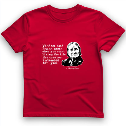 Geronimo Wisdom And Peace T-Shirt