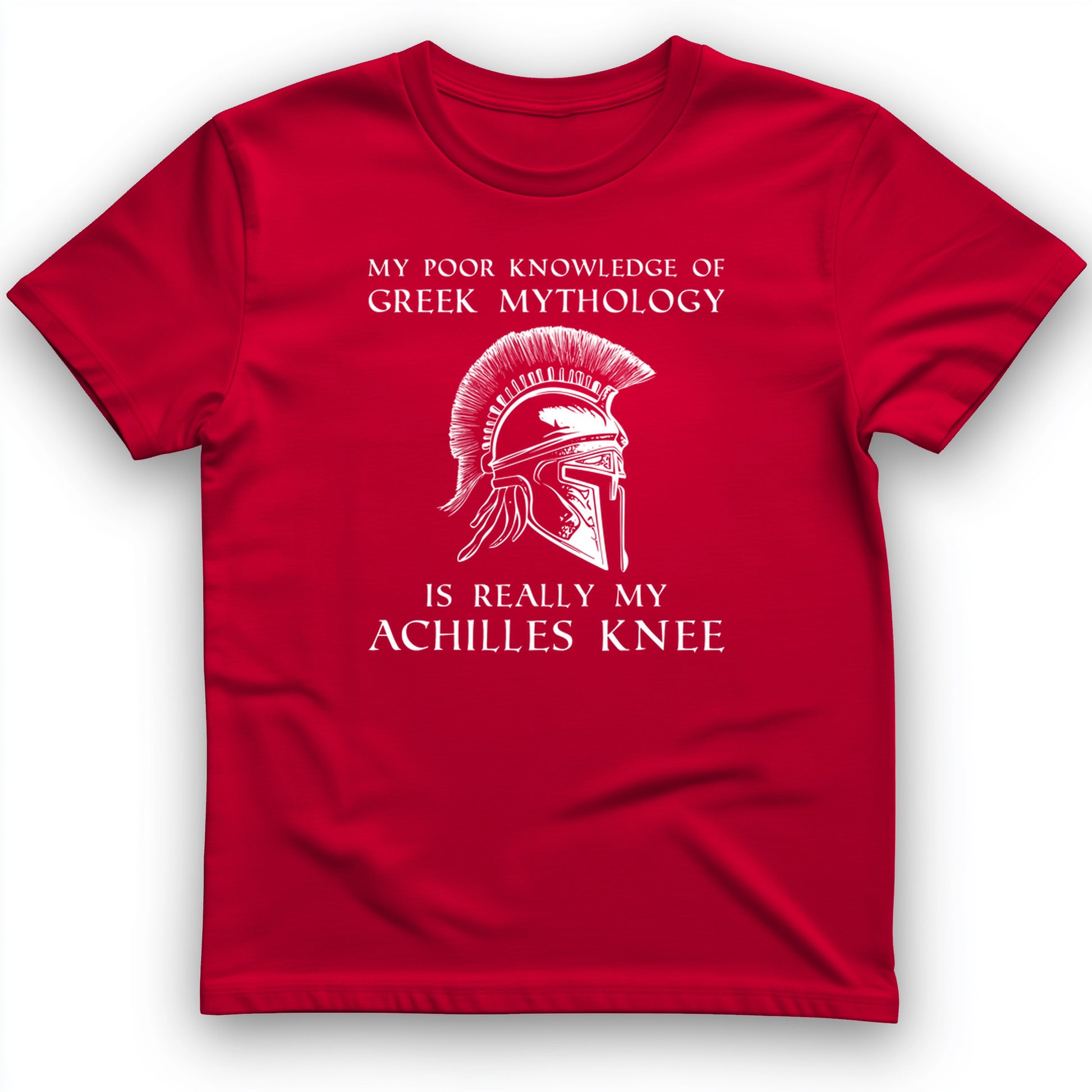 Greek Mythology Achilles Knee T-Shirt