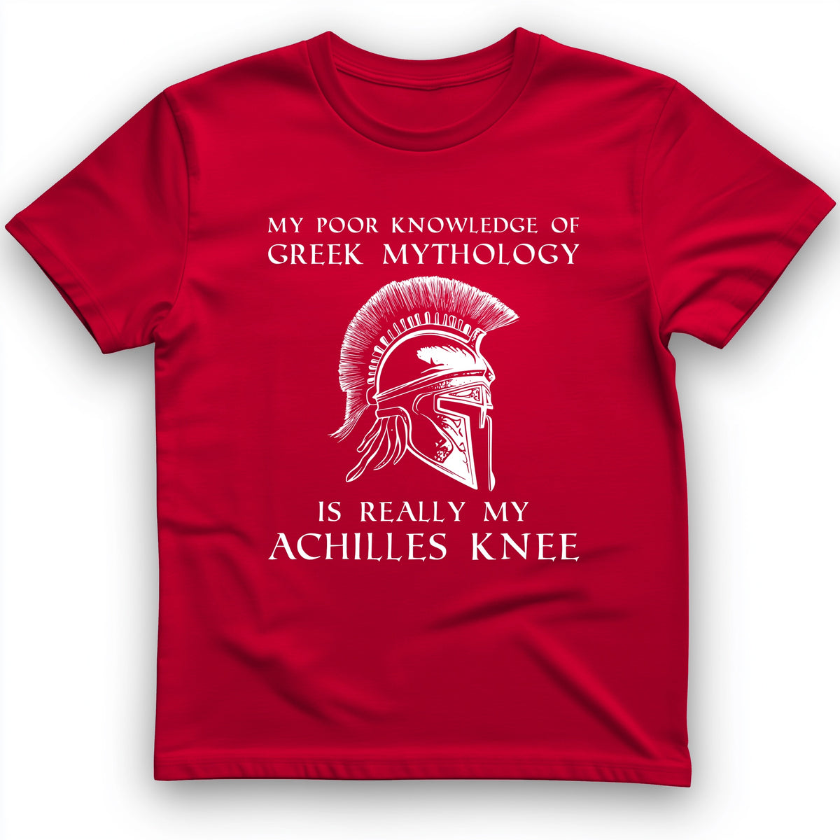 Greek Mythology Achilles Knee T-Shirt
