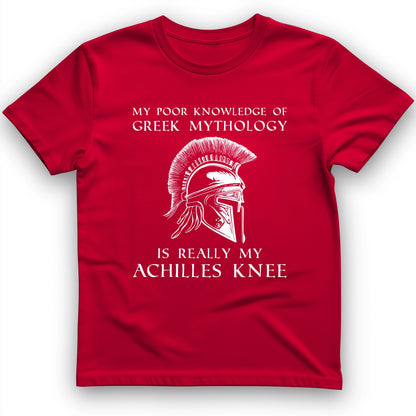 Greek Mythology Achilles Knee T-Shirt
