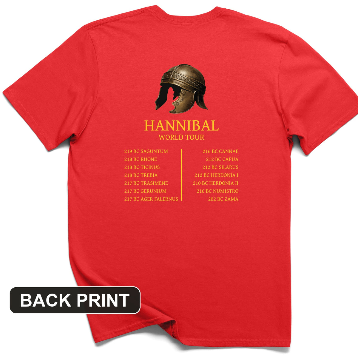 Hannibal World Tour Back Print T-Shirt