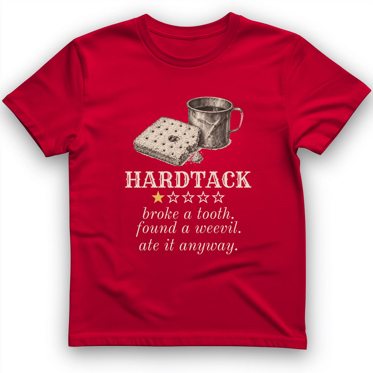 Hardtack One Star Review T-Shirt