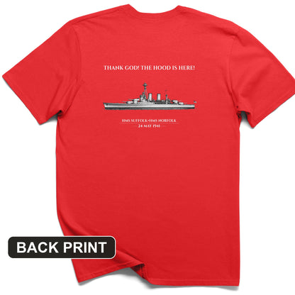Hood Back Print T-Shirt