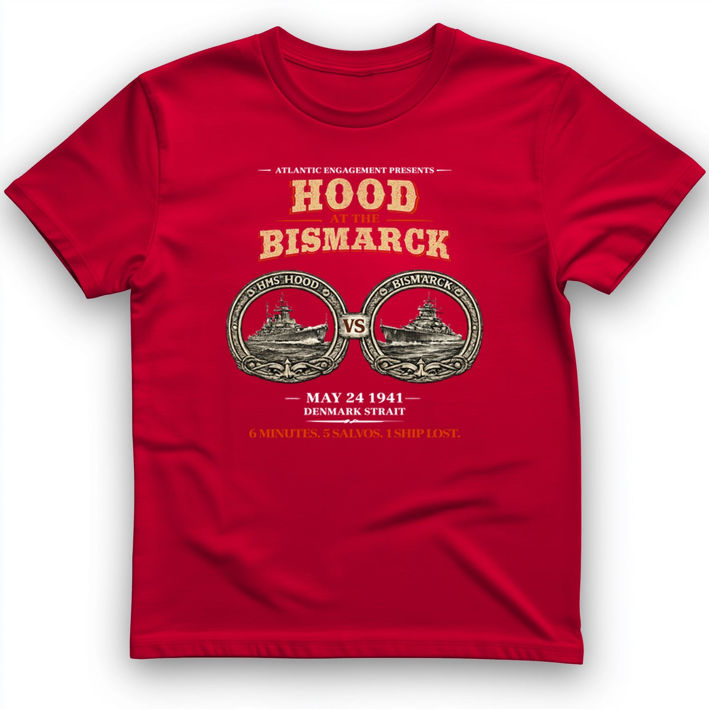 Hood vs Bismark T-Shirt