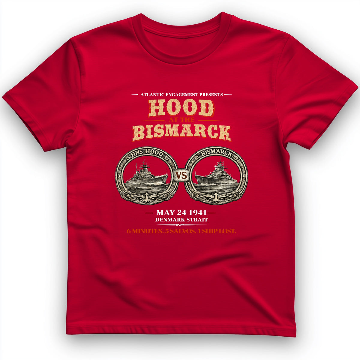 Hood vs Bismark T-Shirt