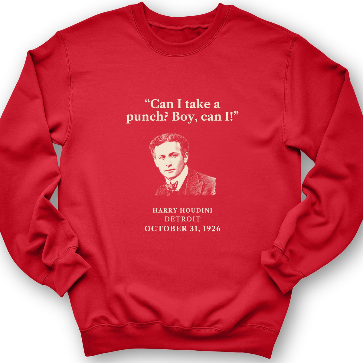 Houdini Can I Take A Punch Crewneck