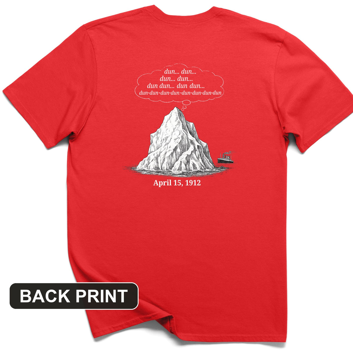 Iceberg Jaws Back Print T-Shirt