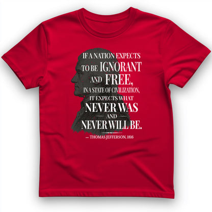 Ignorant and Free T-Shirt