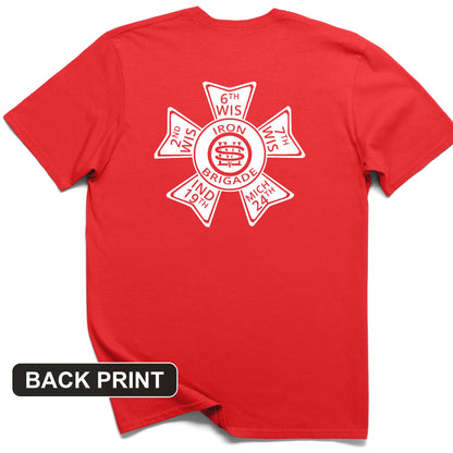 Iron Brigade Back Print T-Shirt