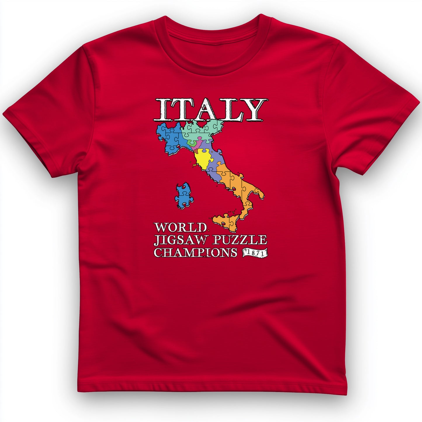 Italy Jigsaw Puzzle T-Shirt