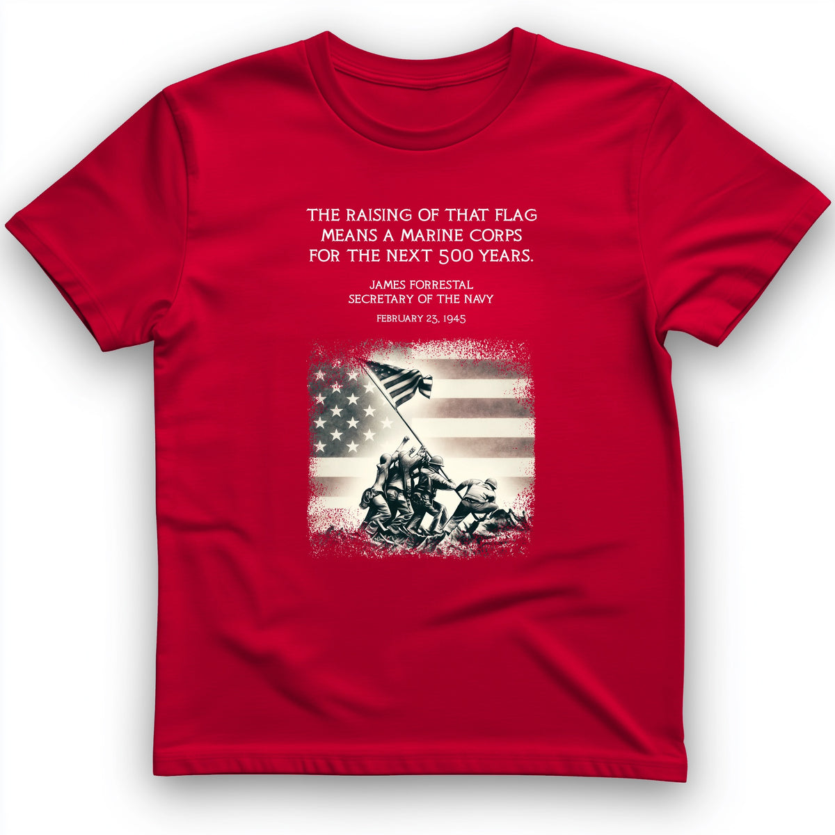Iwo Jima Flag T-Shirt