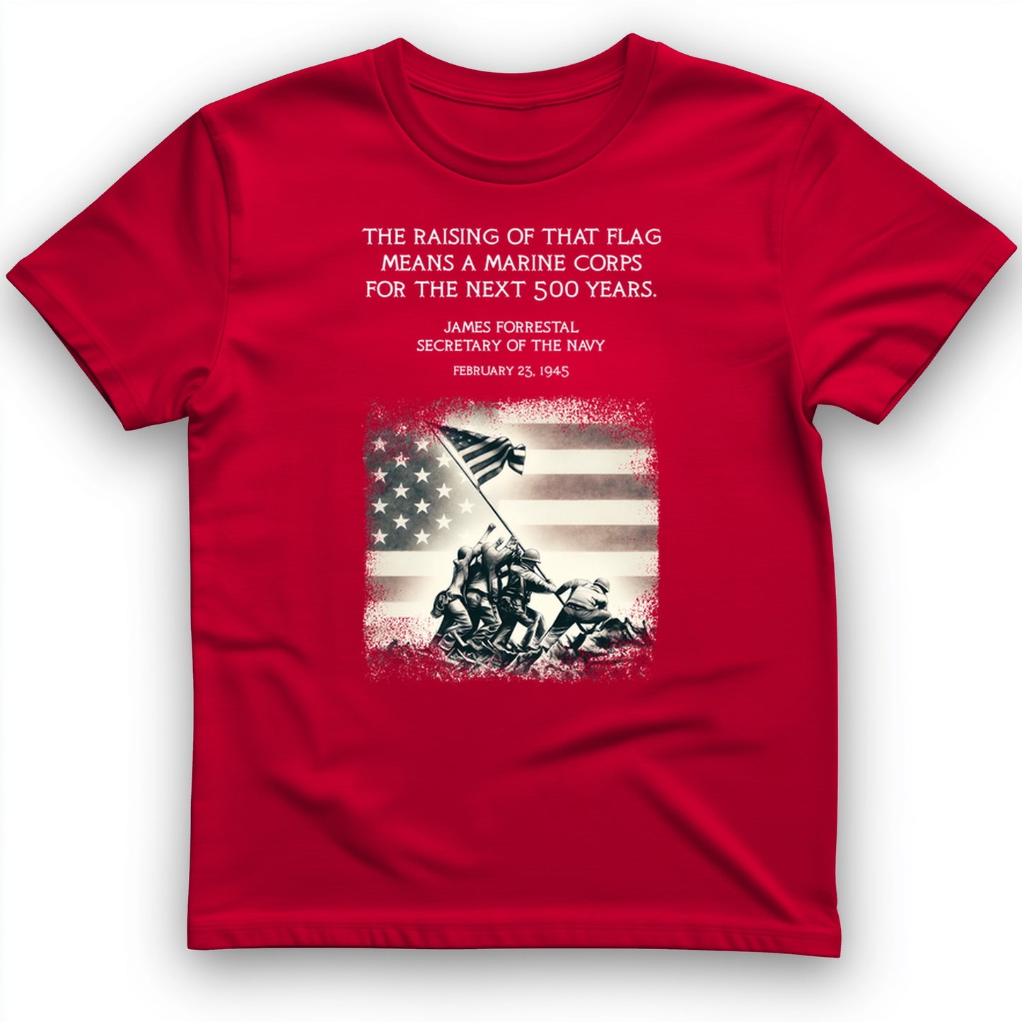 Iwo Jima Flag T-Shirt