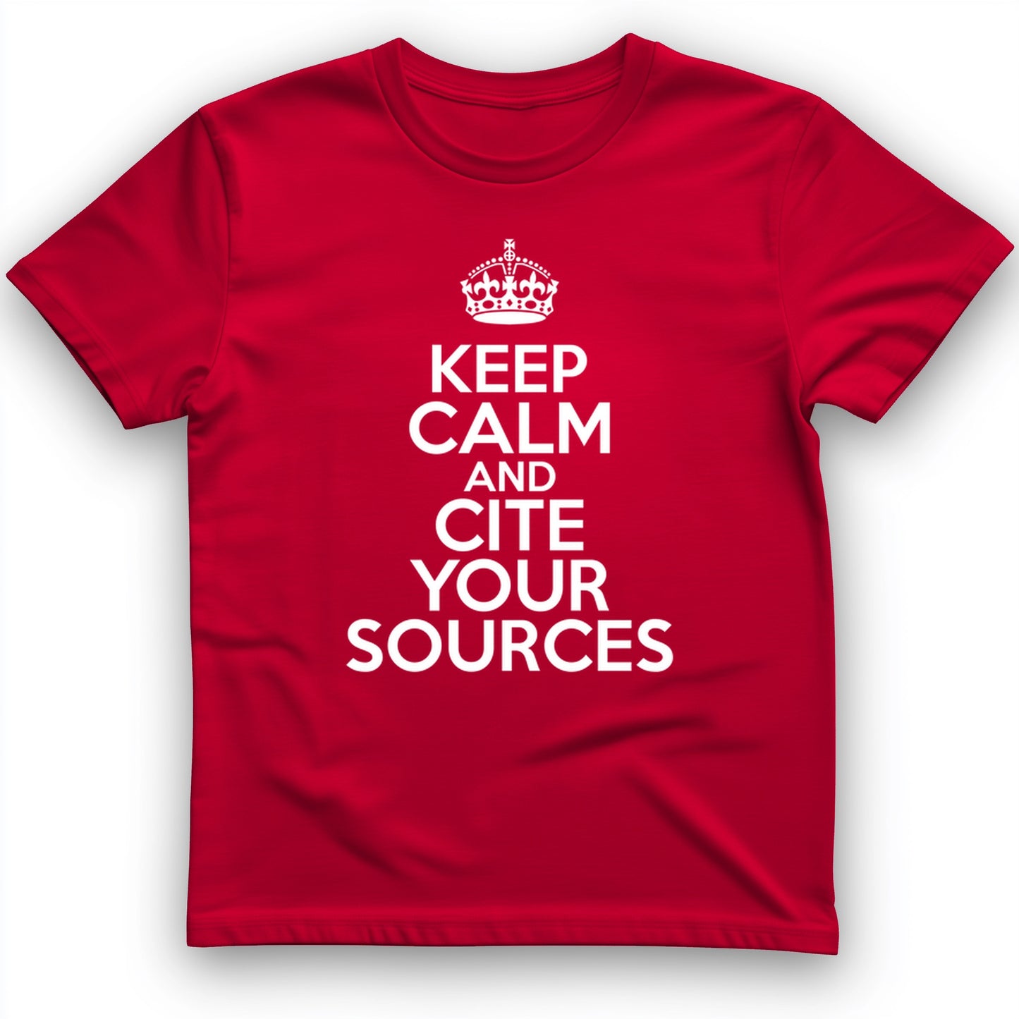 Keep Calm and Cite Your Sources T-Shirt