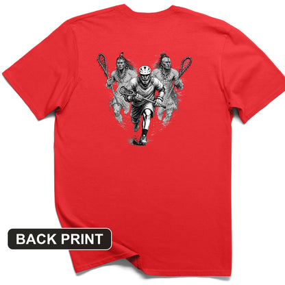 Lacrosse Back Print T-Shirt