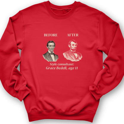 Lincoln Style Consultant Grace Bedell Crewneck