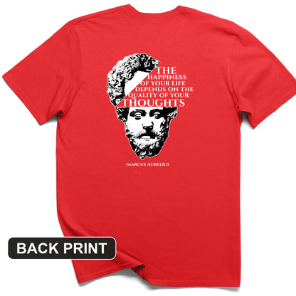 Marcus Aurelius Back Print T-Shirt