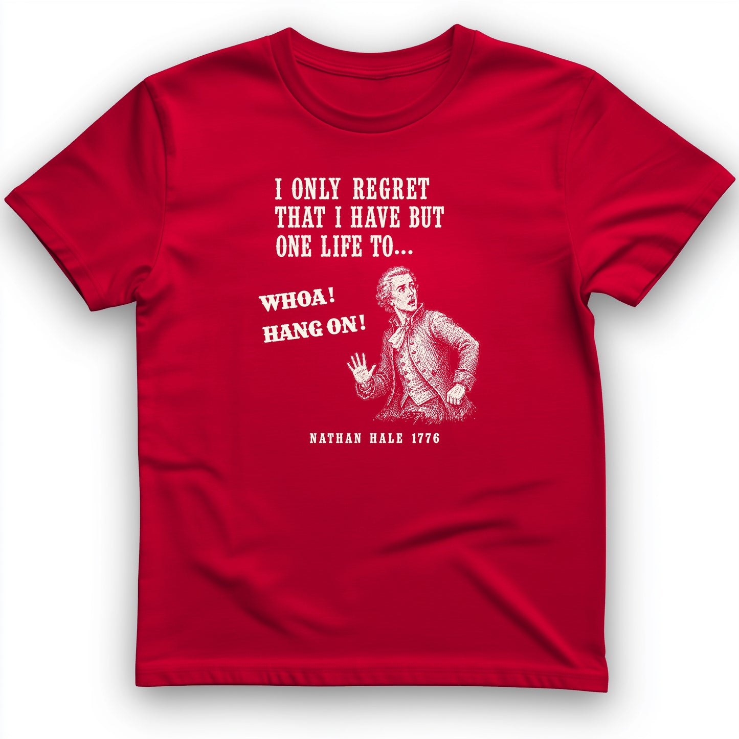 Nathan Hale Whoa Hang On T-Shirt