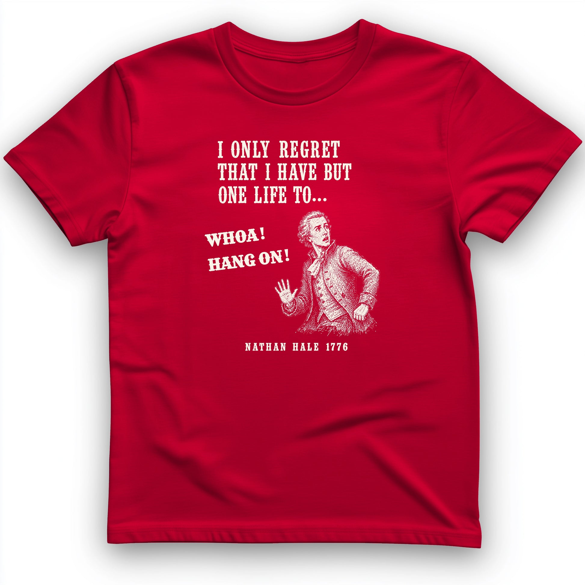 Nathan Hale Whoa Hang On T-Shirt