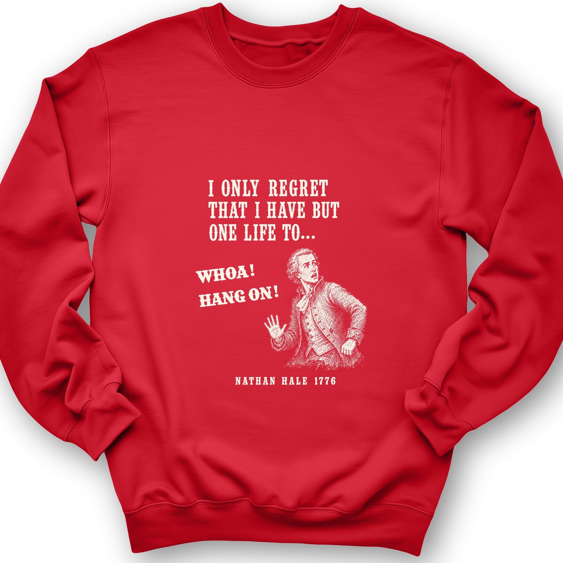 Nathan Hale Whoa Hang On Sweatshirt