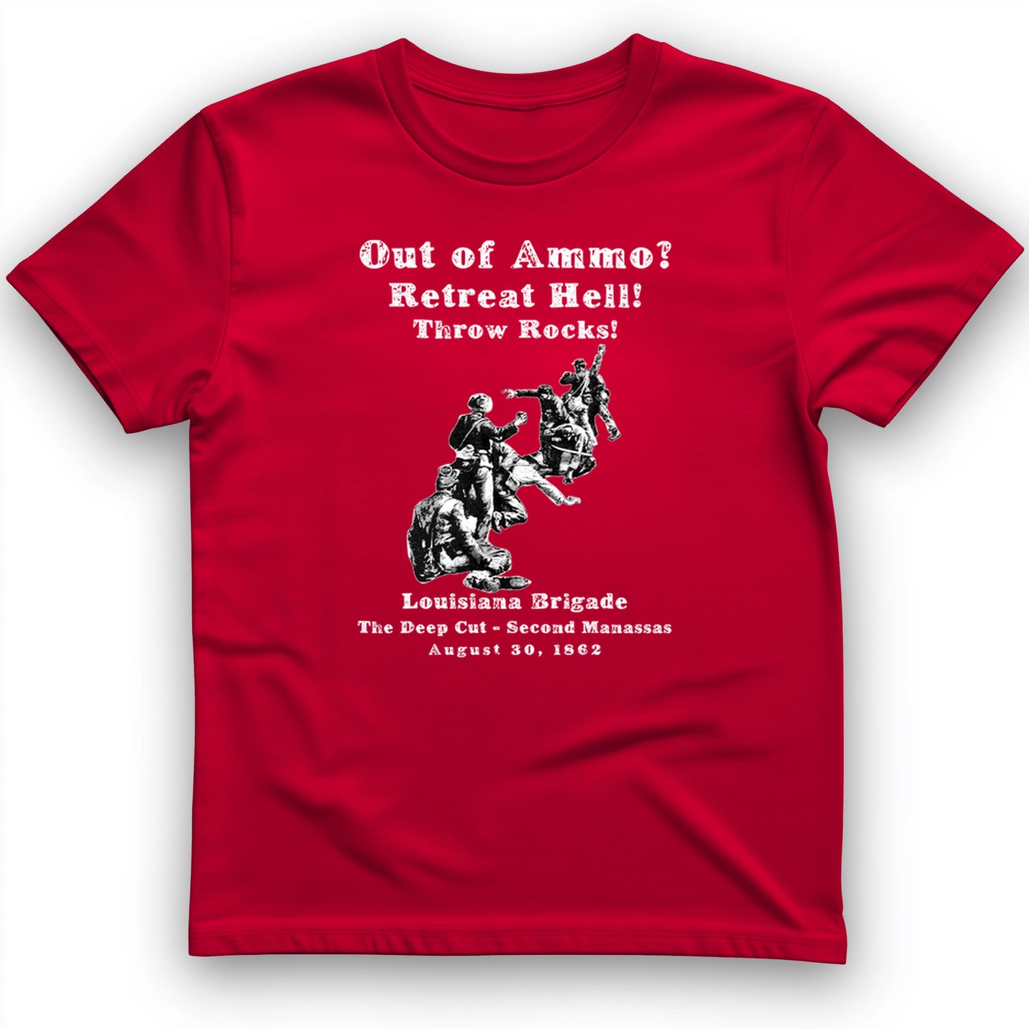 Out Of Ammo Throw Rocks T-Shirt