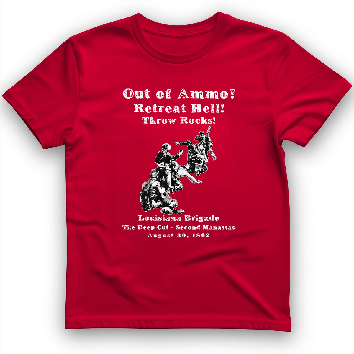 Out Of Ammo Throw Rocks T-Shirt