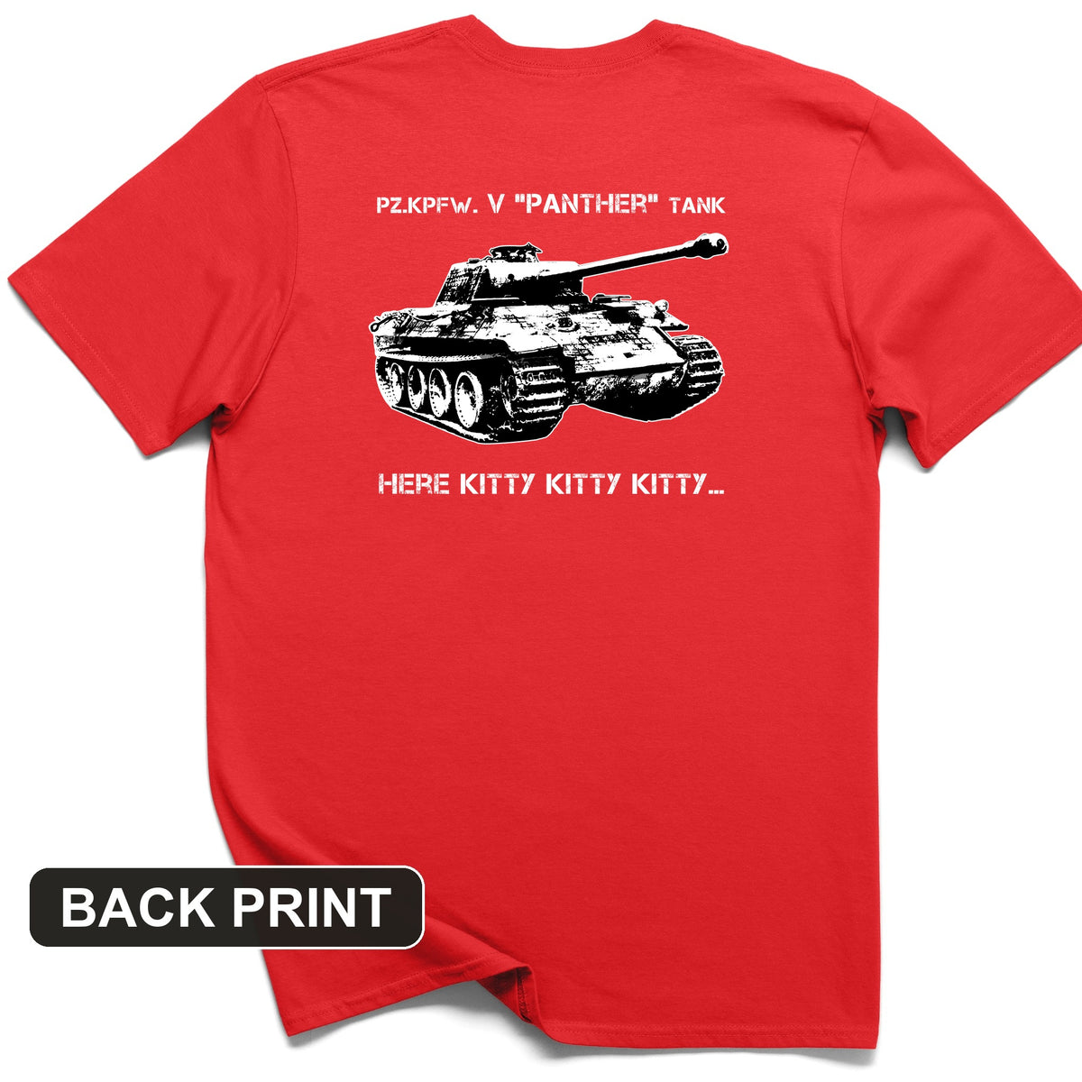 Panther Back Print T-Shirt