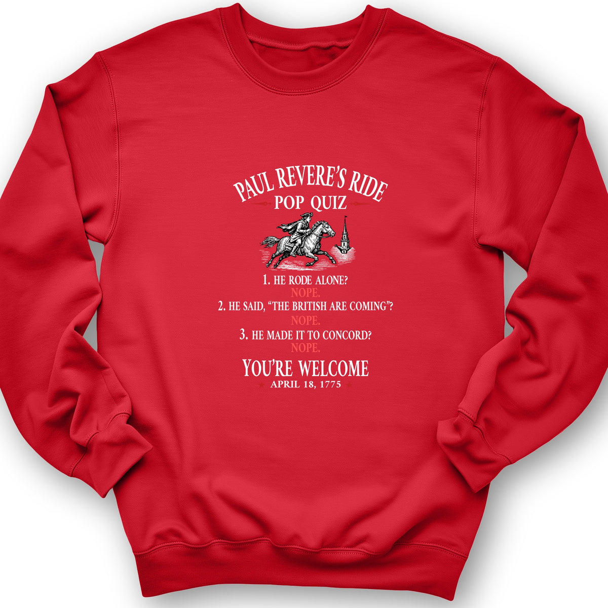 Paul Revere Quiz Crewneck