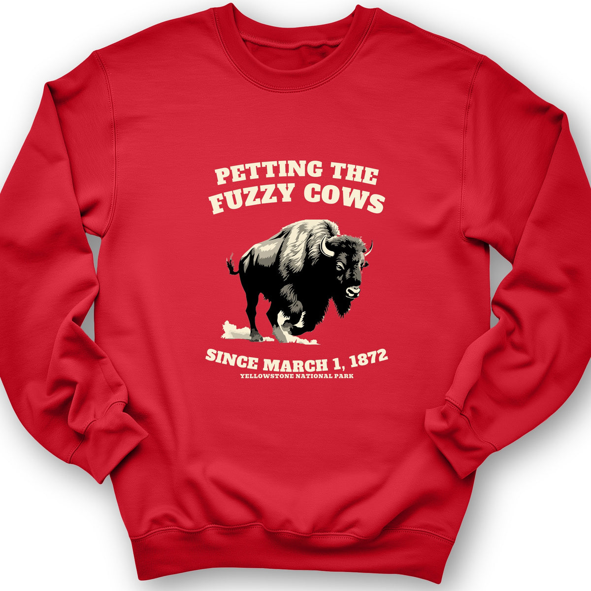 Petting The Fuzzy Cows Crewneck