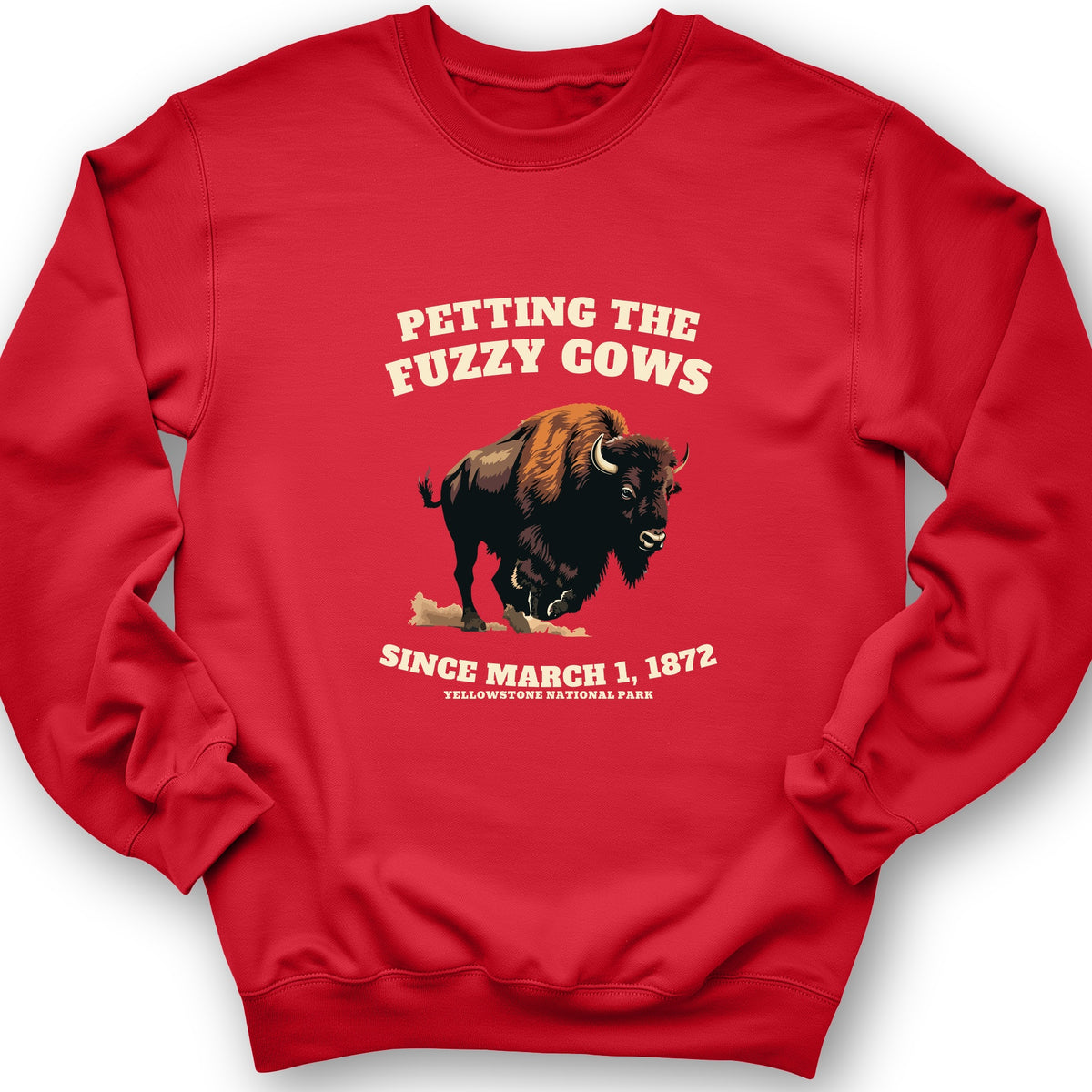 Petting The Fuzzy Cows Crewneck