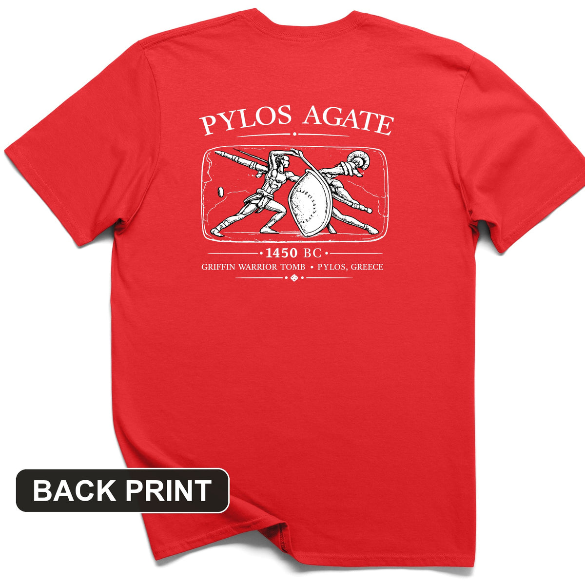 Pylos Agate Back Print T-Shirt