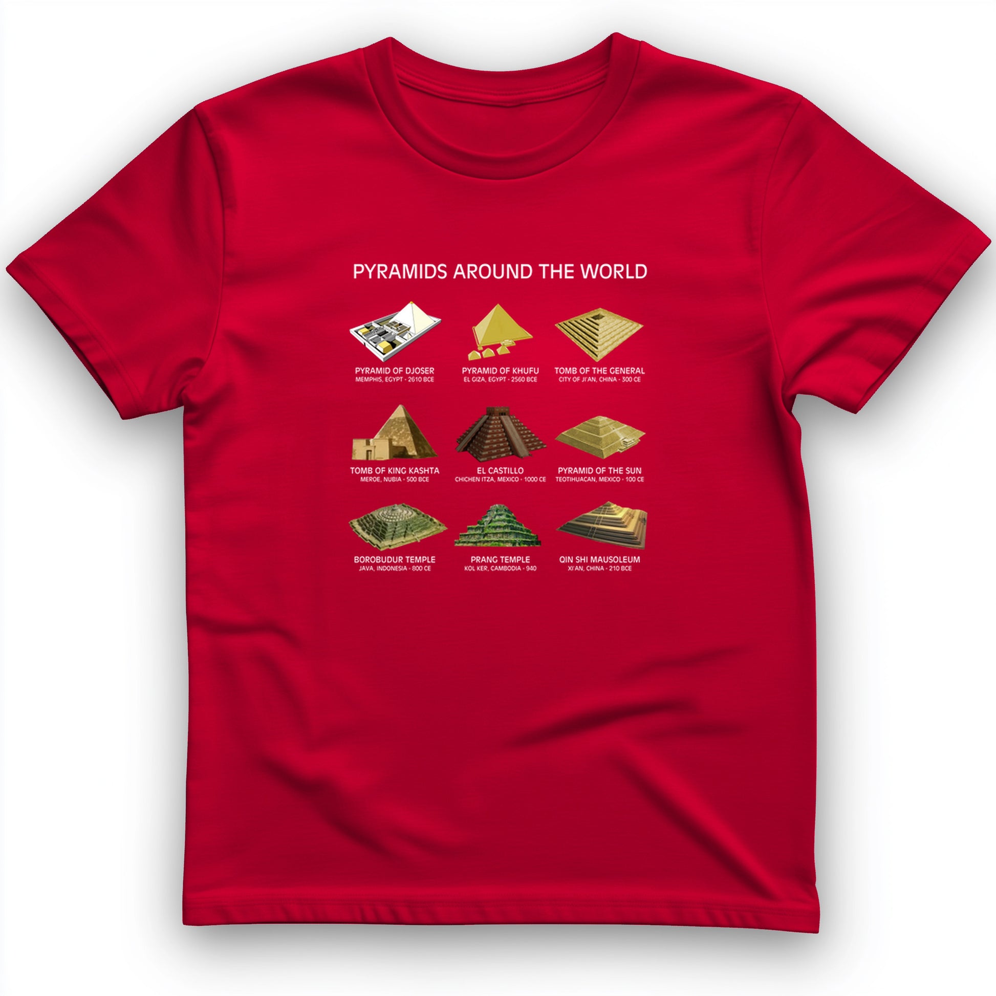 Pyramids of The World T-Shirt