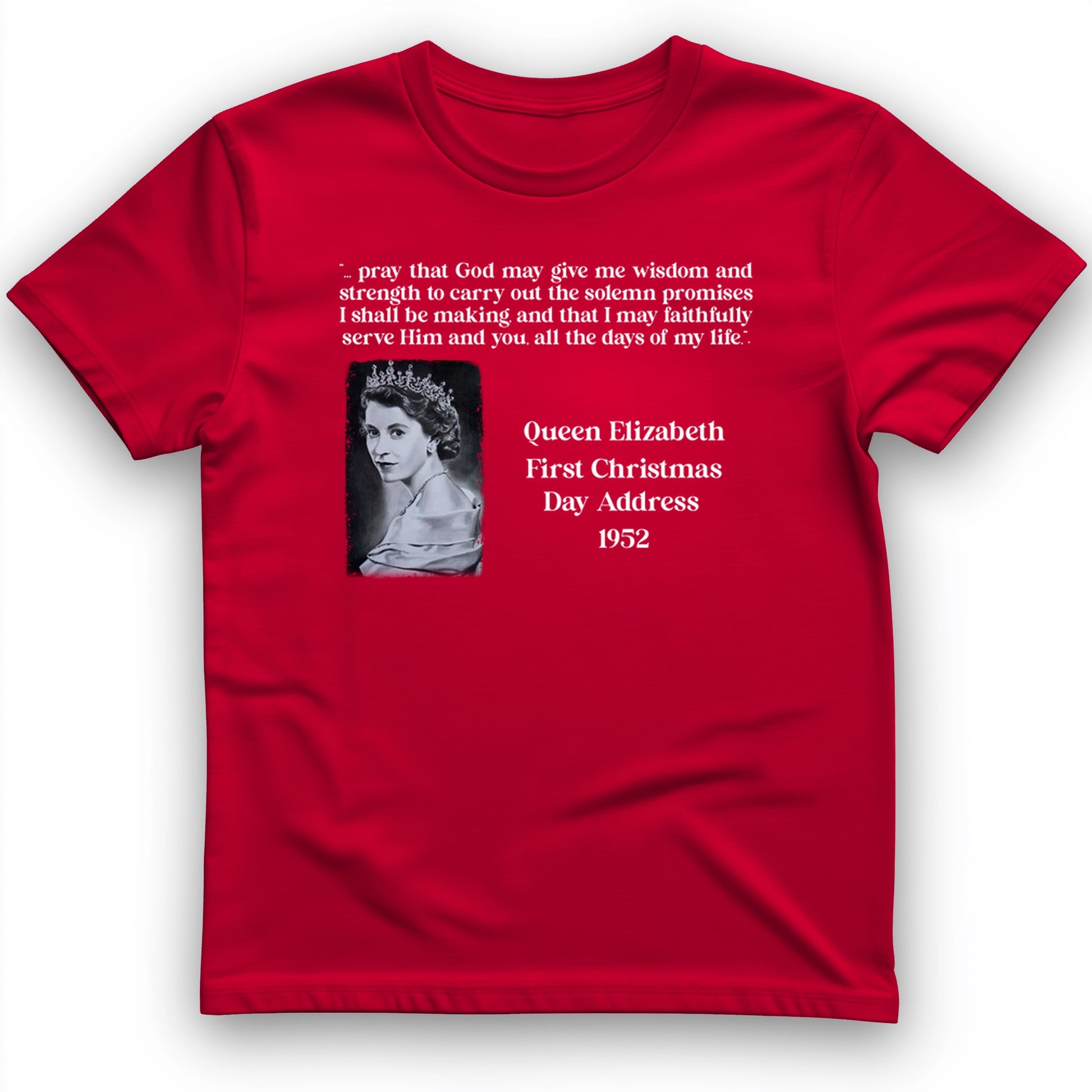 Queen Elizabeth II Xmas Address T-Shirt