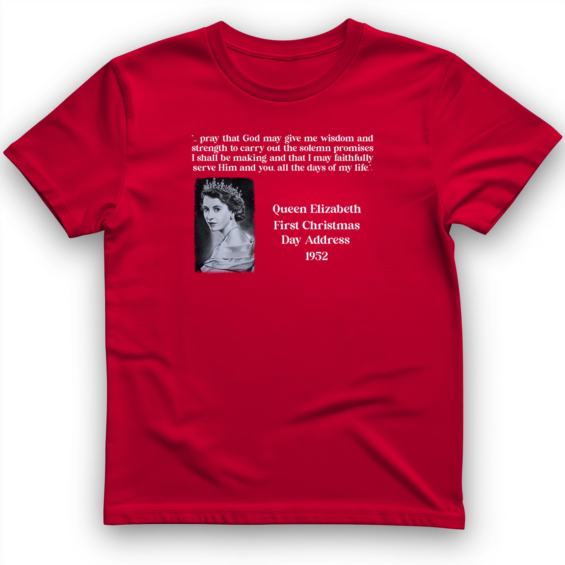 Queen Elizabeth II Xmas Address T-Shirt