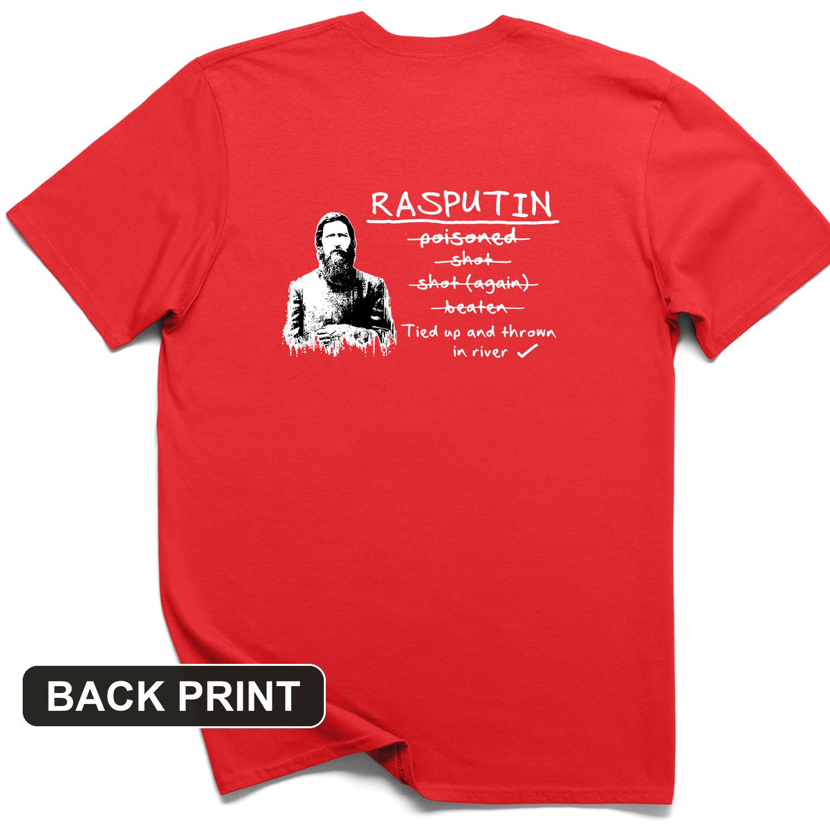 Rasputin Back Print T-Shirt
