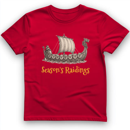 Seasons Raidings Viking Christmas T-Shirt