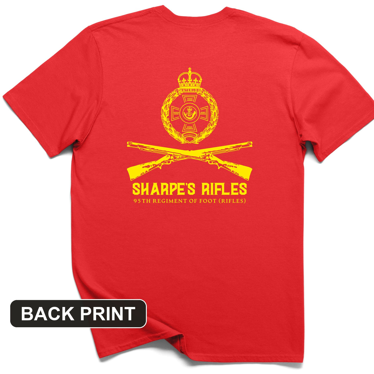 Sharpe's Rifles Back Print T-Shirt