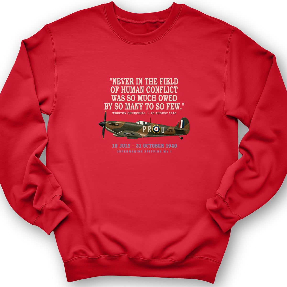 Spitfire So Few Quote Crewneck