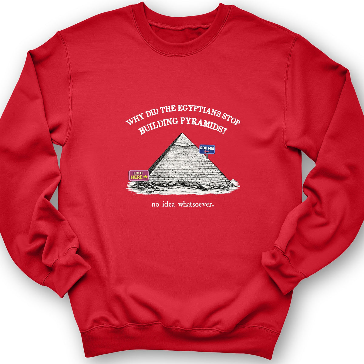 Stop Building Pyramids Crewneck