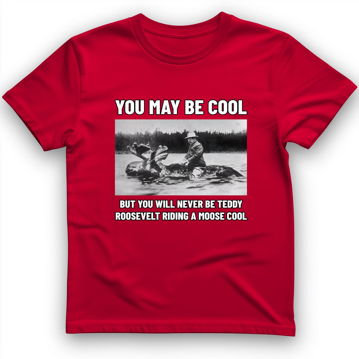 Teddy Riding Moose T-Shirt