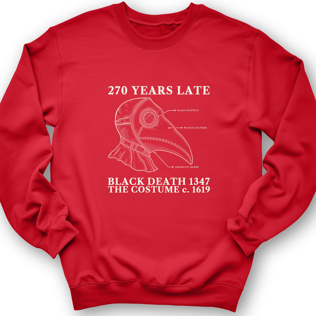 The Mask Is 270 Years Late Crewneck