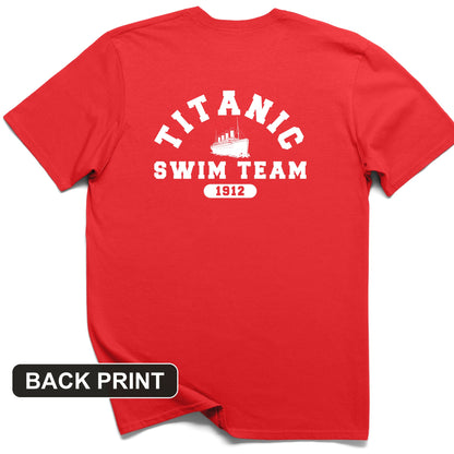 Titanic Swim Team Back Print T-Shirt