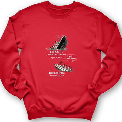 Titanic and Britannic Crewneck