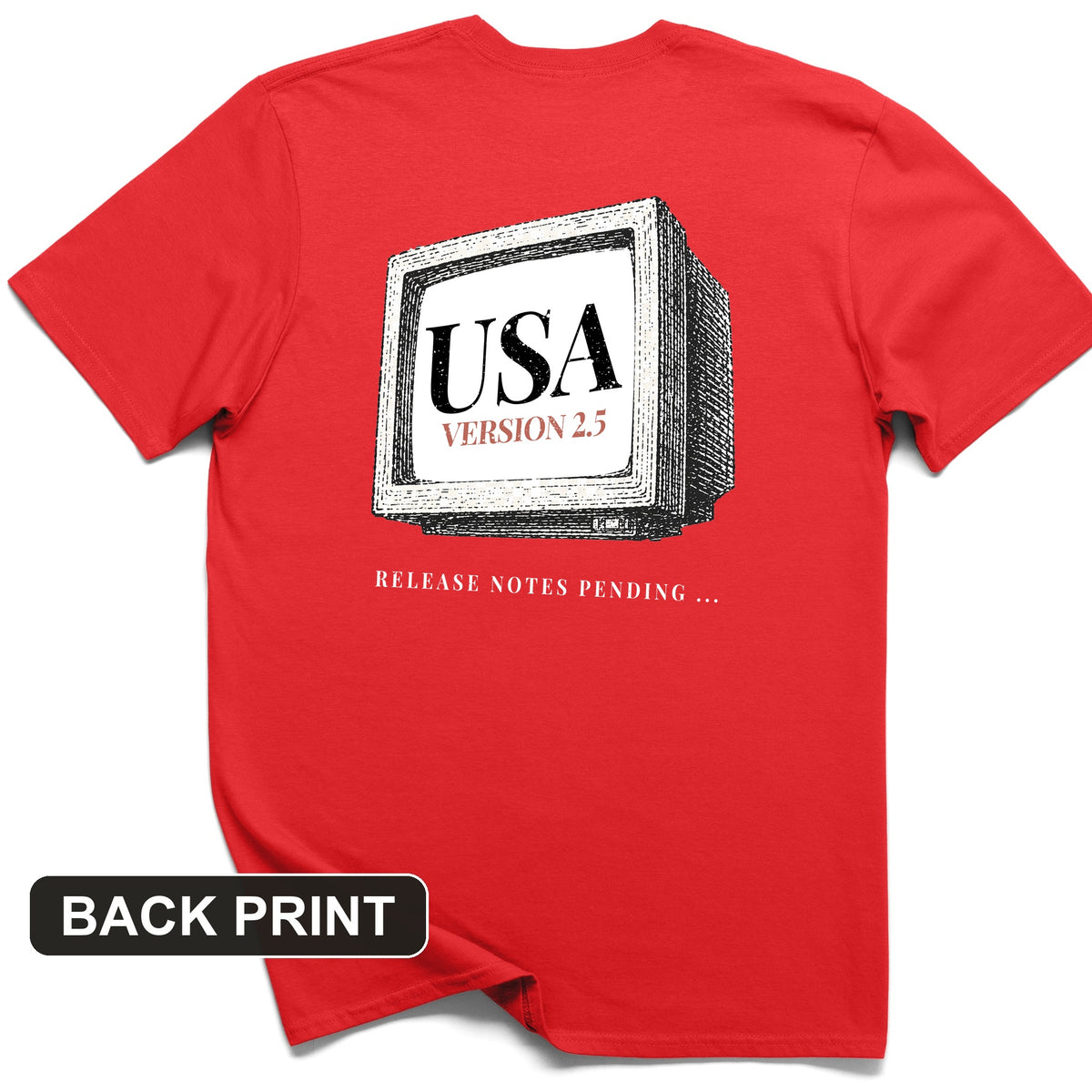 USA 2.5 Back Print T-Shirt