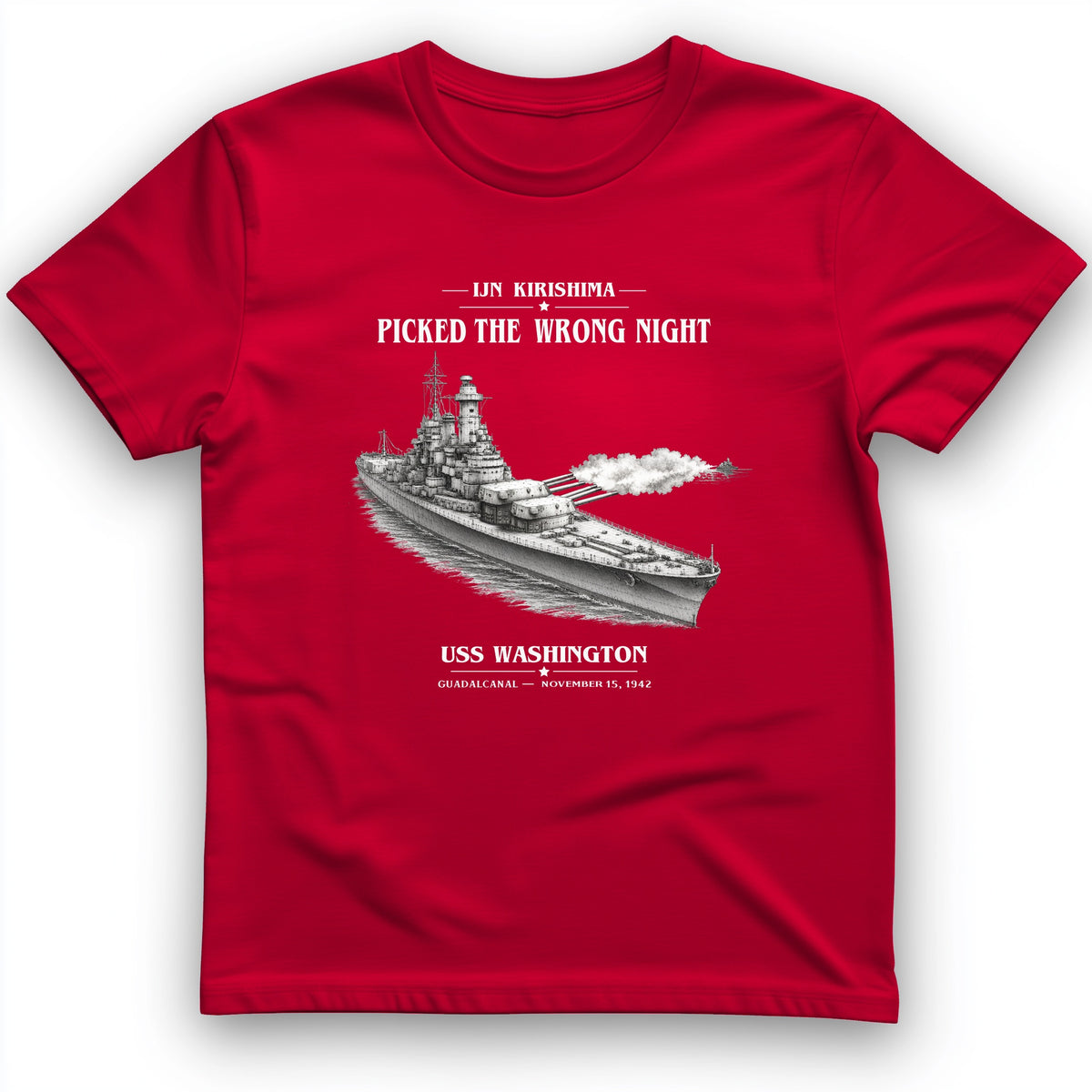 USS Washington at Guadalcanal T-Shirt