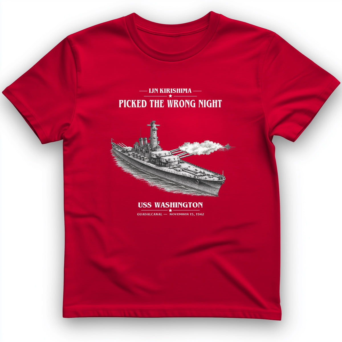 USS Washington at Guadalcanal T-Shirt