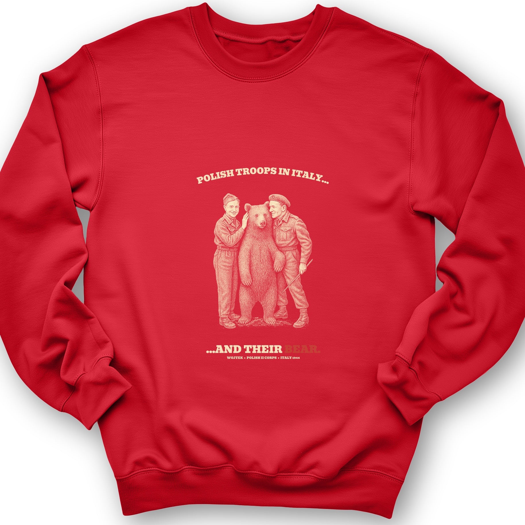 Wojtek Polish Troops Italy Sweatshirt