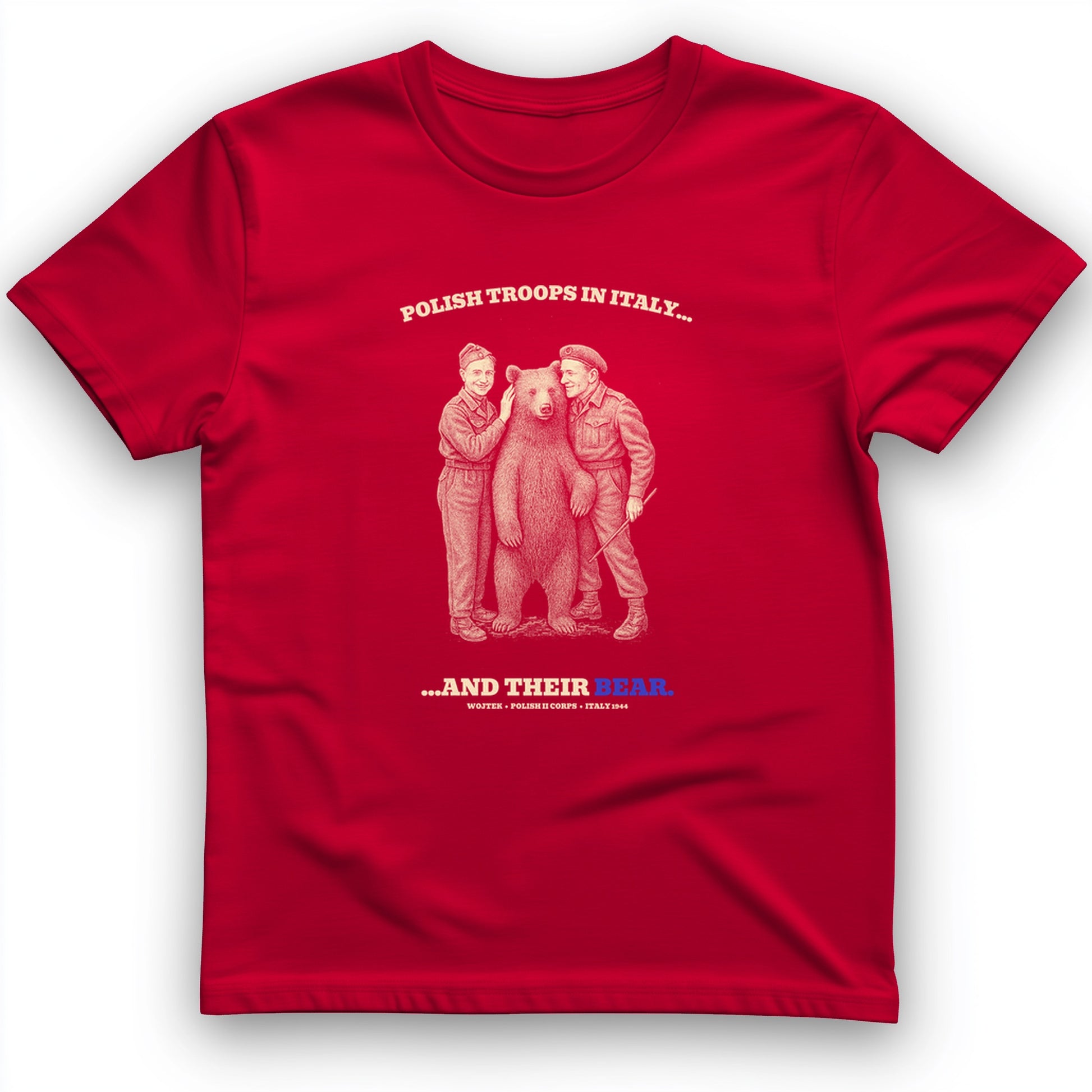 Wojtek Polish Troops Italy T-Shirt